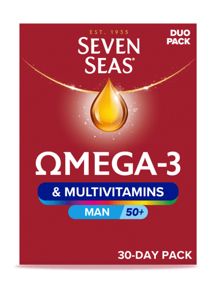 Seven Seas Omega-3 & Multivitamins Man 50+