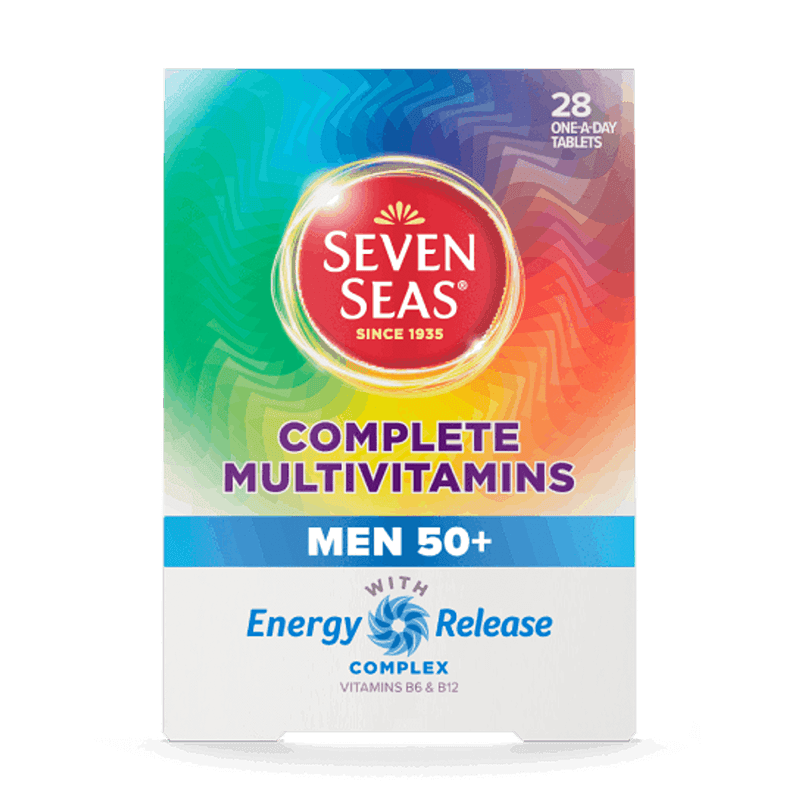 Seven Seas Complete Multivitamin Man 50+ 28 packshot