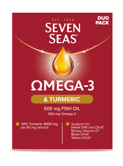 30ct Seven Seas Omega-3 Turmeric