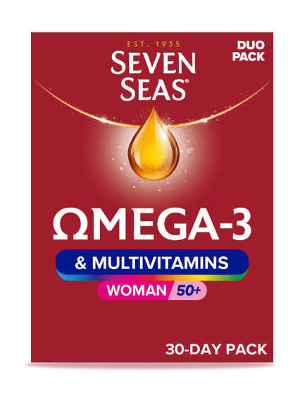 Seven Seas Omega-3 & Multivitamins Woman 50+