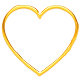 gold heart icon