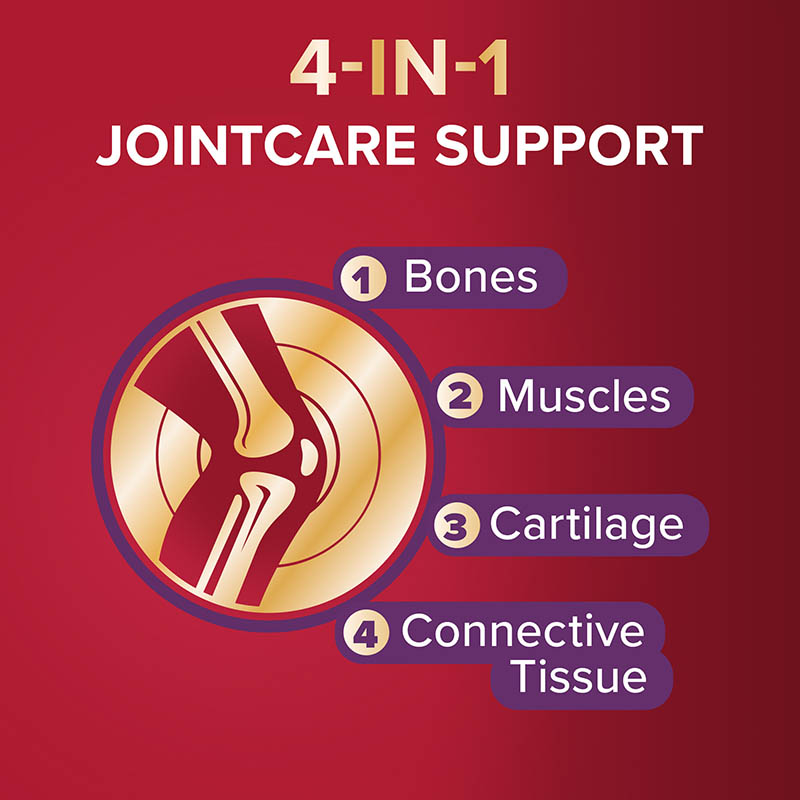 4 in 1 Jointcare support: bones, muscles, cartilage, connective tissue