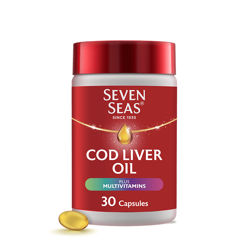 Seven Seas Cod Liver Oil Plus Multivitamins 30 packshot