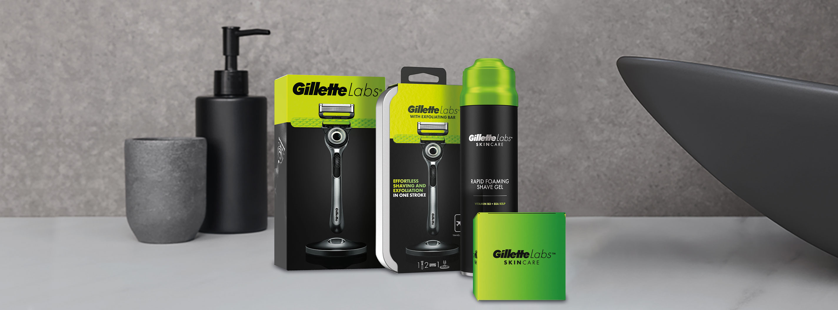 Rasoir Chauffant Gillette Labs - 5 Lames - Neuf Sous Blister