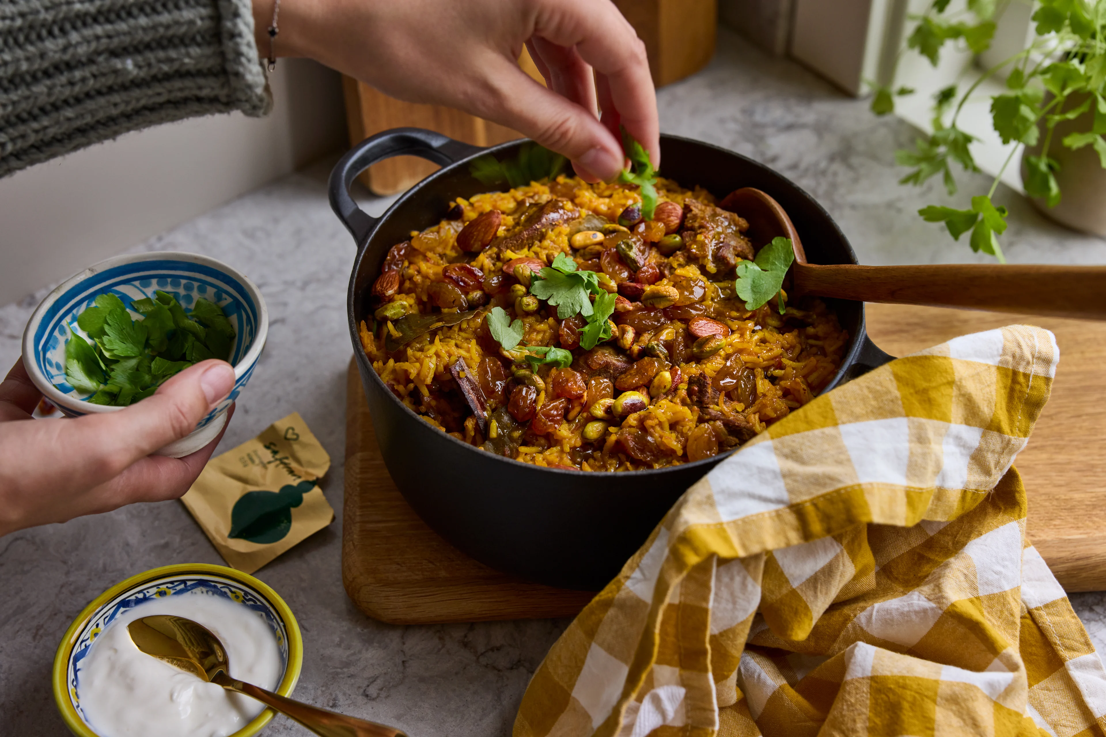 Kabsa - lammgryta med saffran