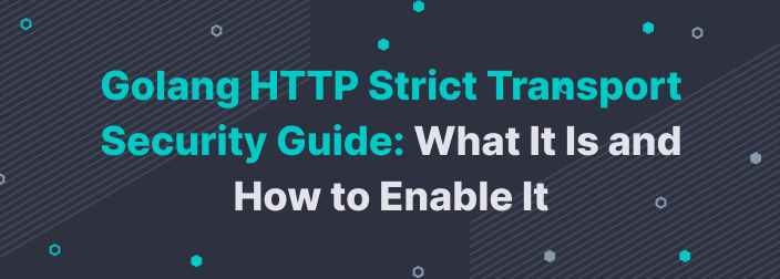 Golang HTTP Strict Transport Security Guide: What It Is and How to Enable It