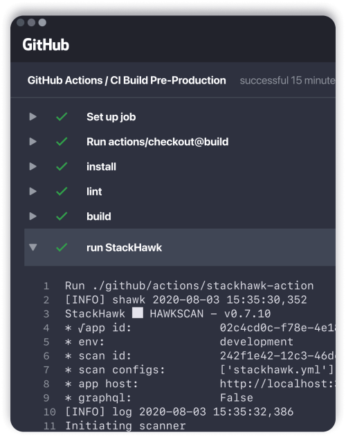 appsec integrated in cicd