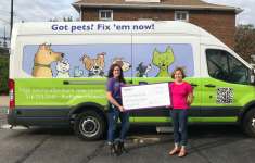 PetFix receives their big check from Embrace of $3,500
