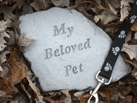 pet burial head stone