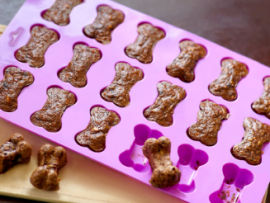 homemade dog treats in tray