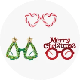 Christmas novelty glasses- Asso