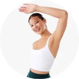 Active Womens Moulded Crop Top- W