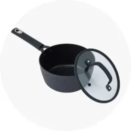 20cm Linear Non-Stick Saucepan