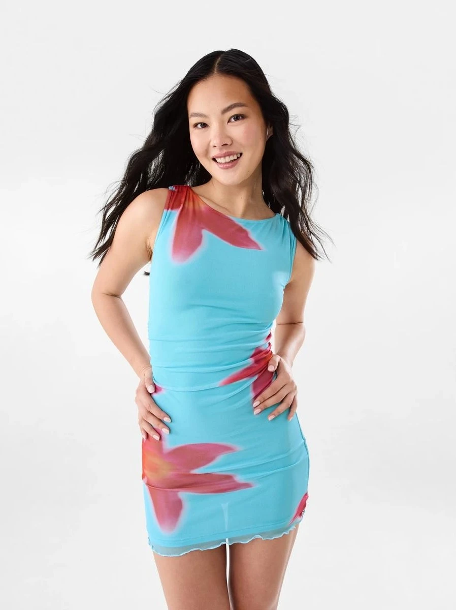 Sleeveless Mesh Mini D