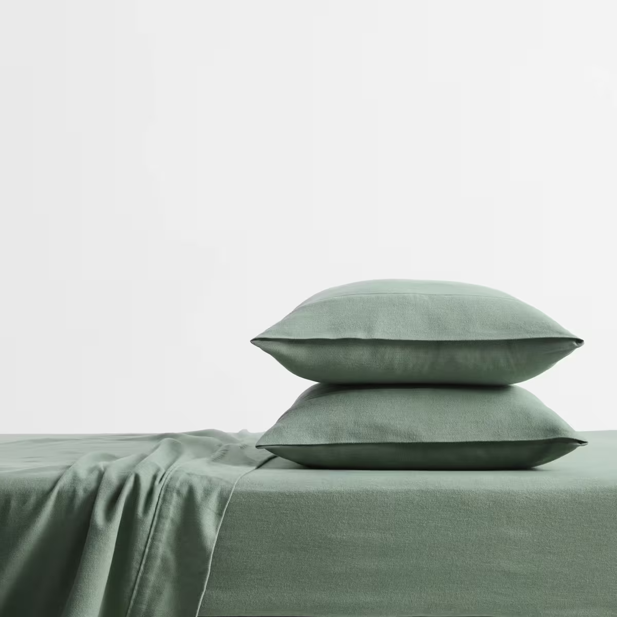 Target Kai Flannelette Sheet Set  agave green