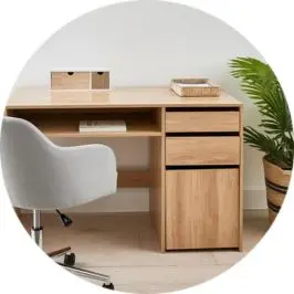 Office Desk With Storage-