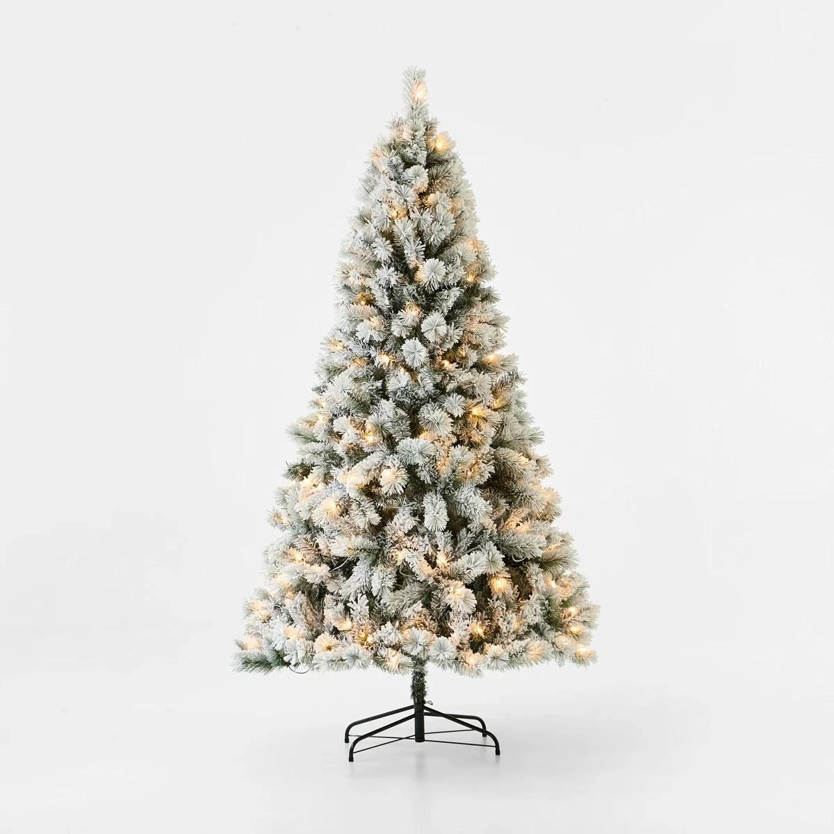 Snowy Christmas trees 1