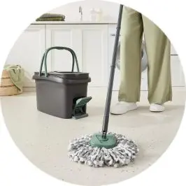 Dual Section Pedal Mop