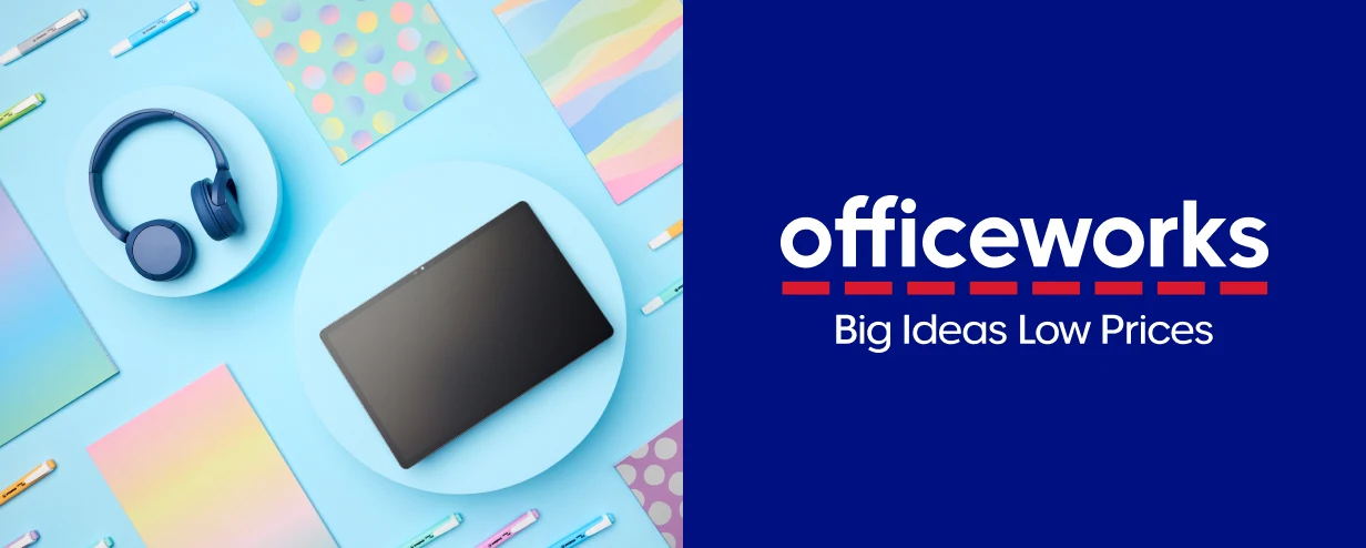 Officeworks full width banner