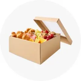 2 Pack Medium Square Grazing Boxes with 