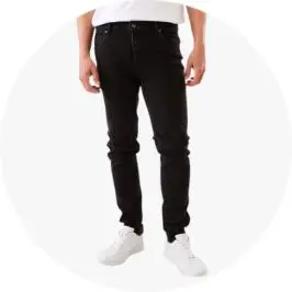 Mens Black Skinny Jeans