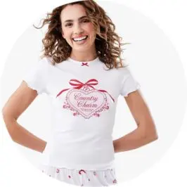 Womens  Fitted Rib T-s