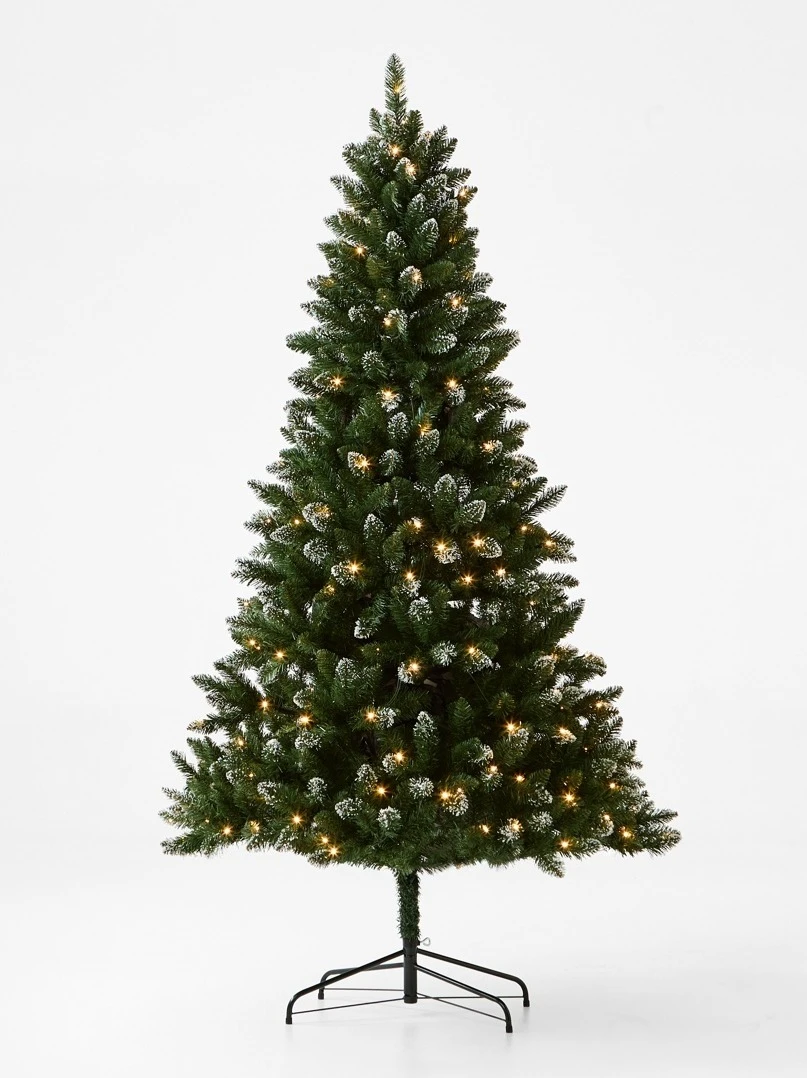 2.13m (7ft) Pine Prelit Christmas 