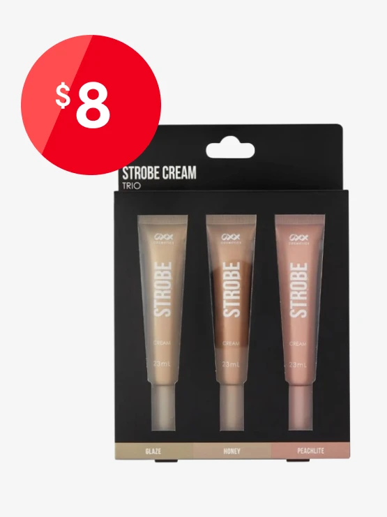 OXX Cosmetics Strobe Cream Trio - Glaze, Honey and Peachlit