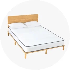 Queen Bed Evalyn Timber Bed Frame