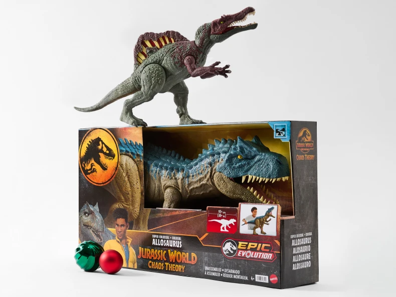 Jurassic World Chaos Theory Super Colossal Allosaurus Dinosaur Action Figure