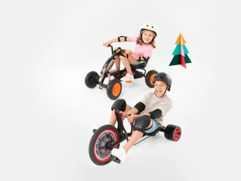 Kids playing on Pedal Go 