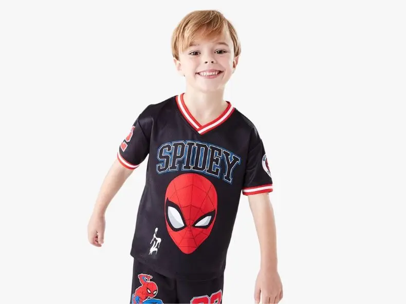 Spider-Man License Oversized Mesh T-s