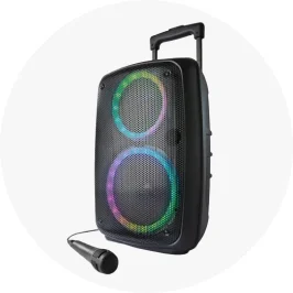 RGB Portable Speaker in Black Co