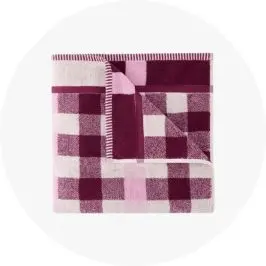 Cotton Check Bath Towel - 