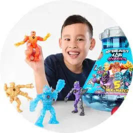 Moose Toys Mr Beast Lab Hybrids Hyper Fusion Hybrid Lab Mega 