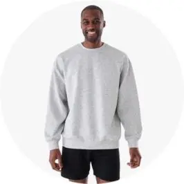 Active Mens Relaxed Scuba Crew Neck Sweats