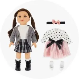45cm Enchanted Dreams Doll and Fashion Playset - 