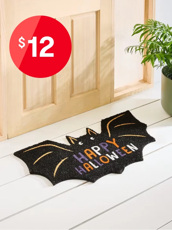 Halloween Bat Doormat