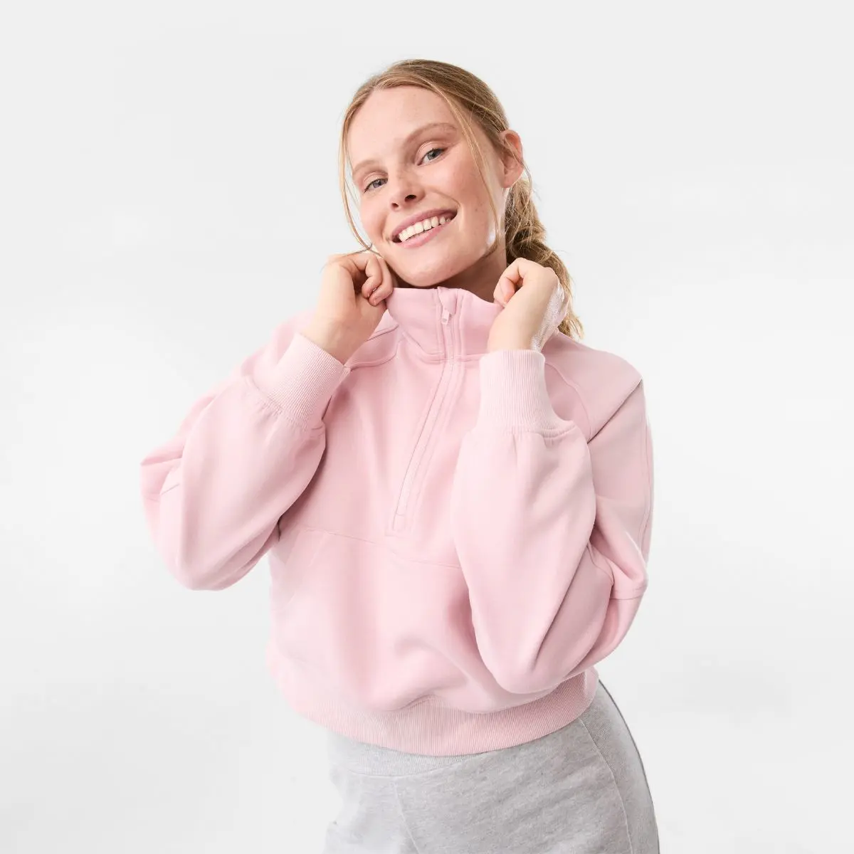 Womens pink hoodie
