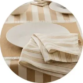 4 Pack Sand Stripe Napkins