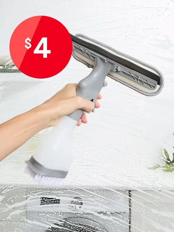 4-in-1 Spray Window Squeege