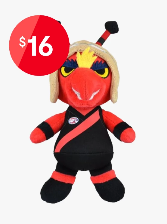 AFL Essendon Bombers Plush Rascal Mascot