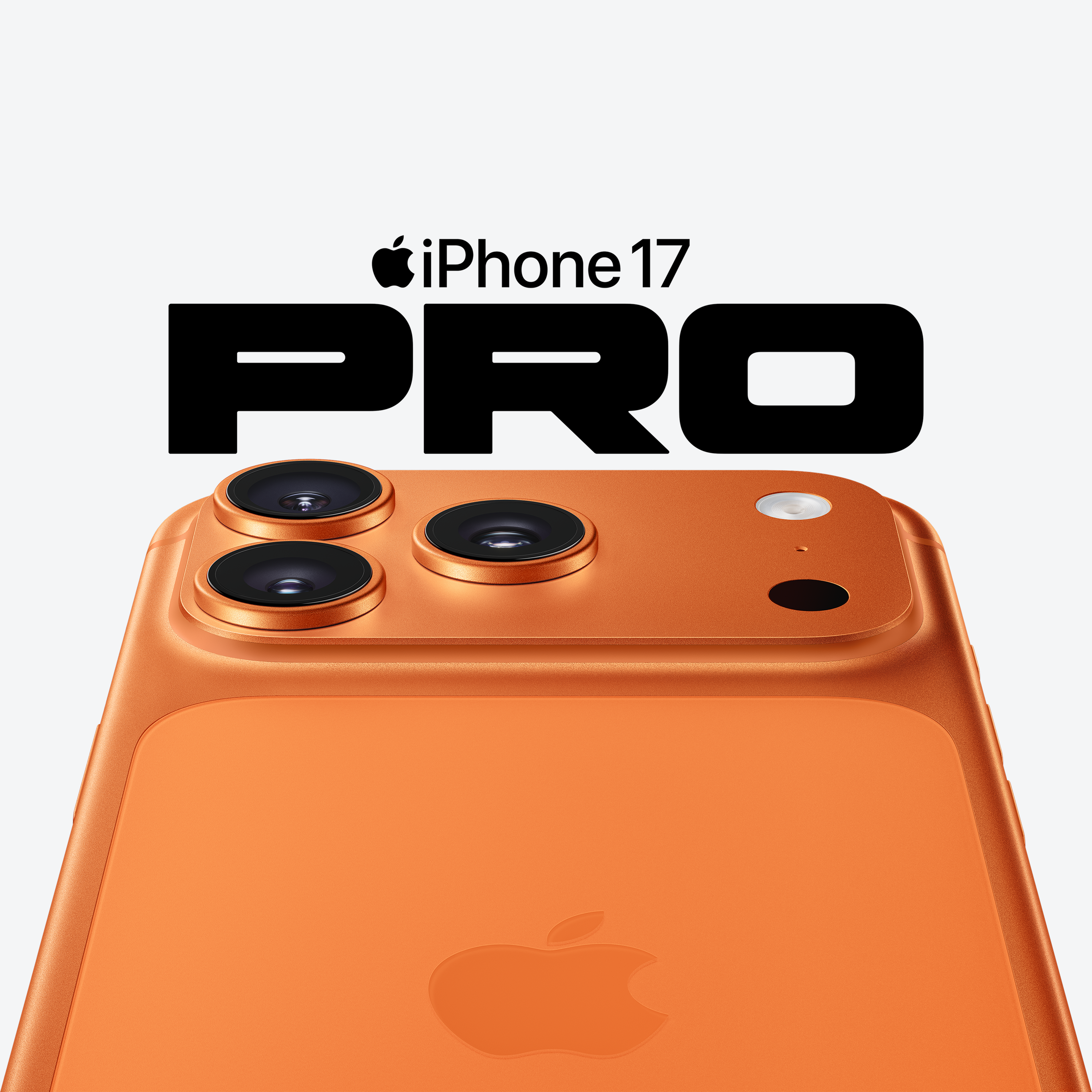 iPhone 17 Pro Cosmic Orange Hero