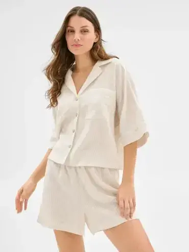 Target womens linen blend beige sleep