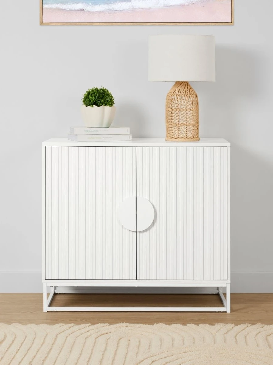 Stevie Ribbed Cabinet - W