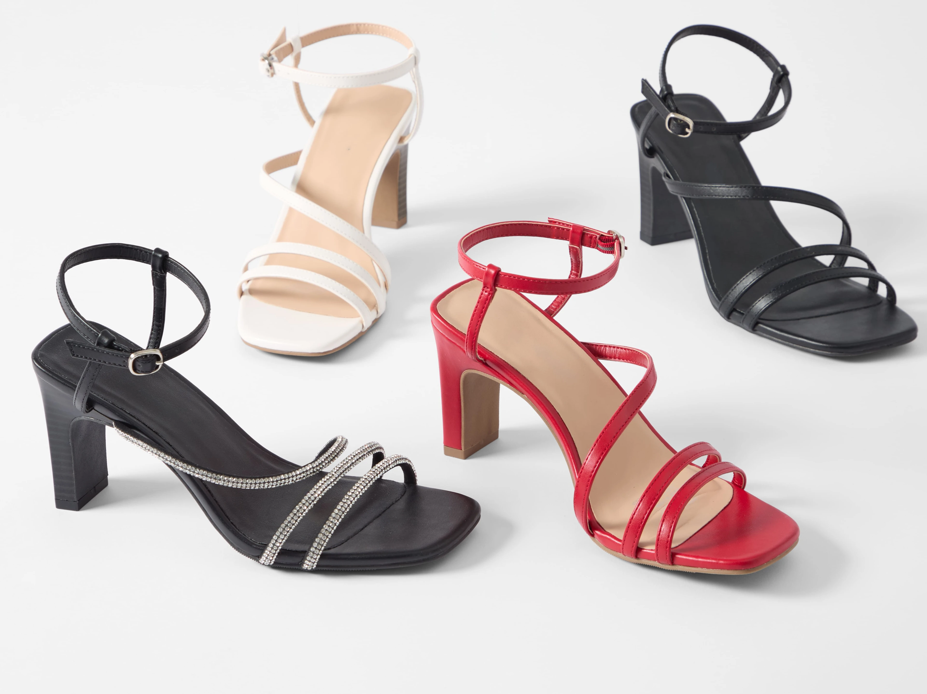 Womens Strappy Heels Collec