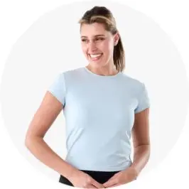 Active Womens Ultra Soft Crew Neck T-s