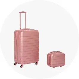 2 Piece Luggage Set - Rose 