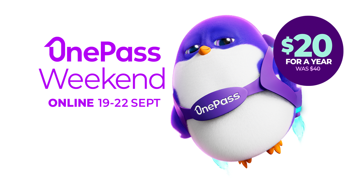 OnePass Weekend Desktop banner