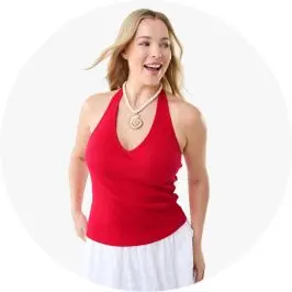 Womens Sleeveless Shelf Bra Halter Neck